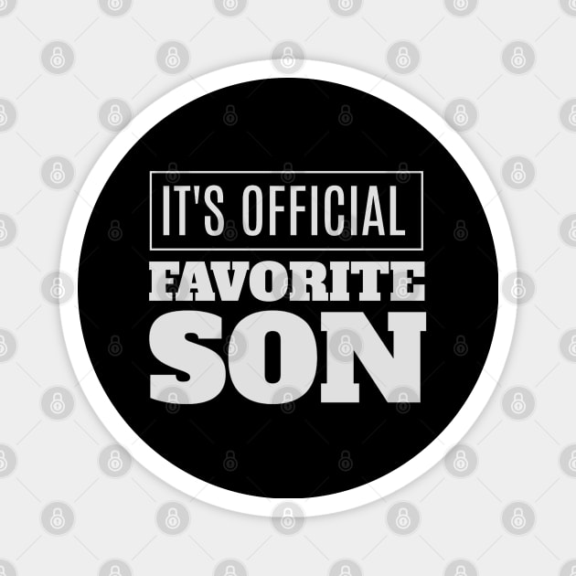 It's official i'm the favorite son Magnet by Junalben Mamaril